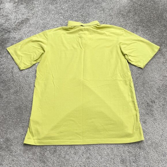 Columbia Omni Wick Polo Shirt Mens Medium Green Short Sleeve Outdoor Active Fish - Picture 2 of 9